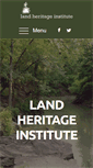 Mobile Screenshot of landheritageinstitute.org